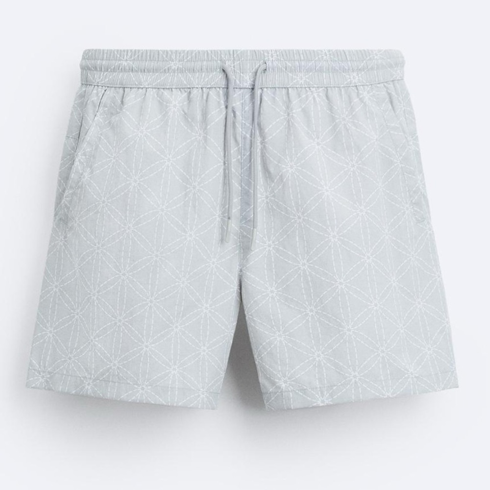 NWT Zara Men’s Floral Swimming Trunk